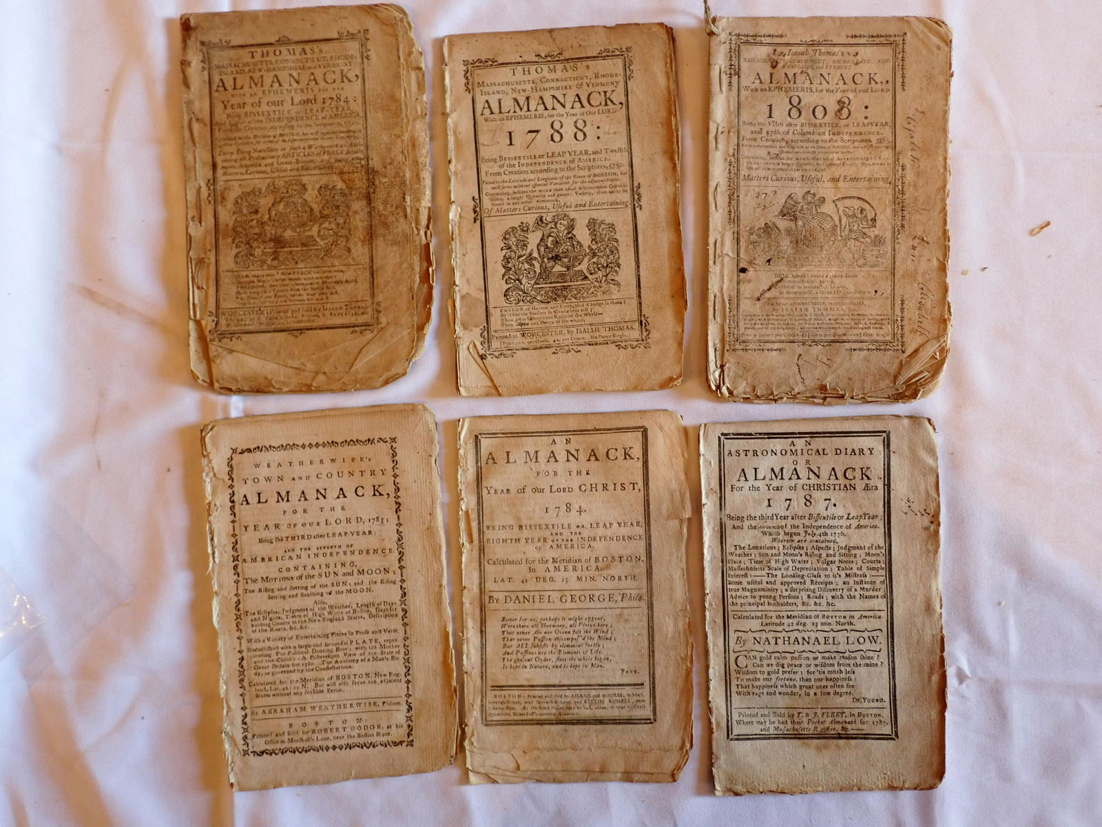 1700's - Early 1800 Alamanacs Isaiah Thomas (1 of 13)