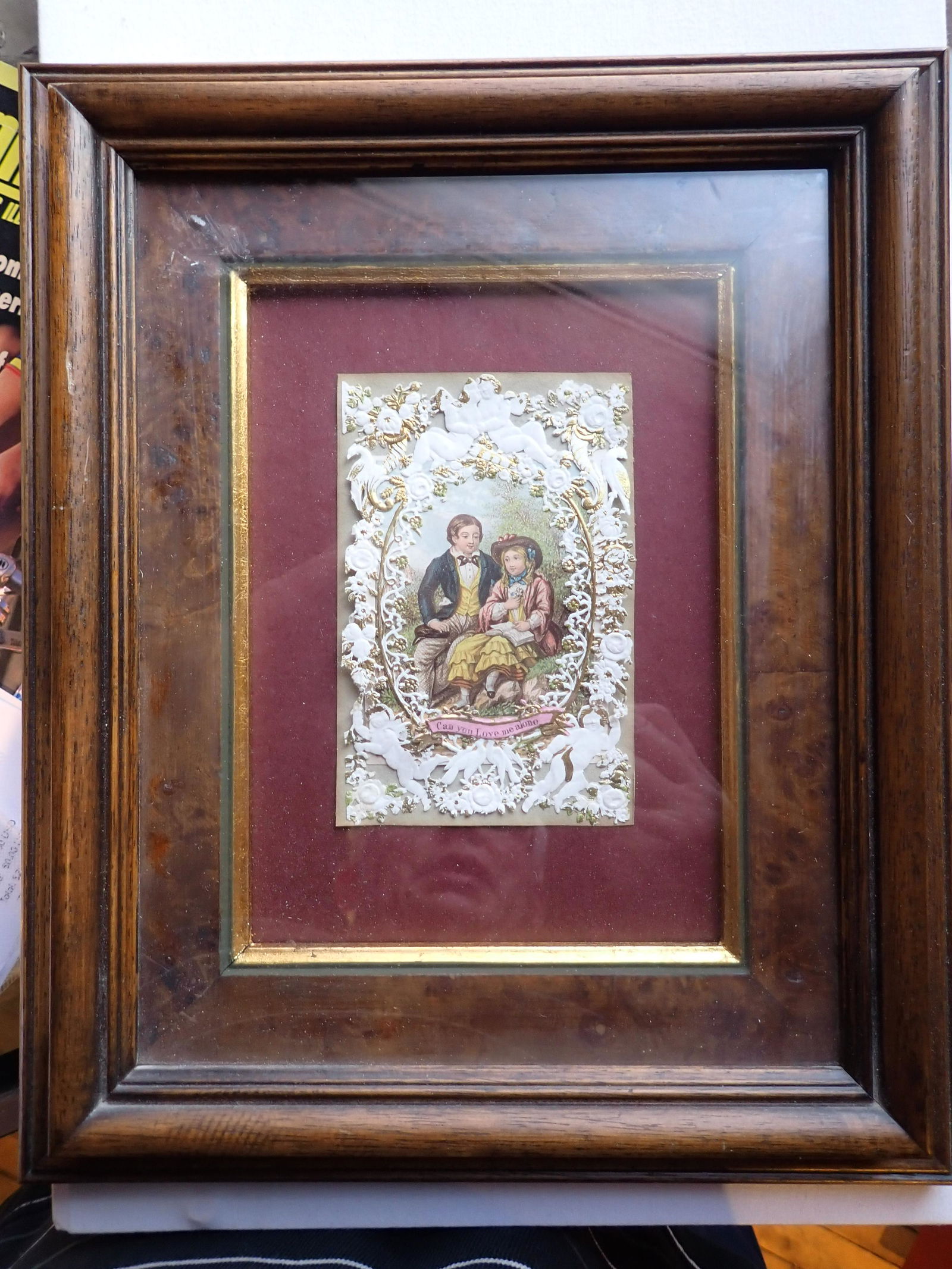 Circa 1850 Framed Valentine (1 of 4)