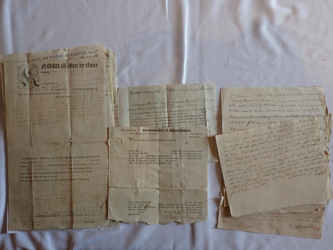 Early 1800's Documents Mainly Land Transfers of Green Family (1 of 6)