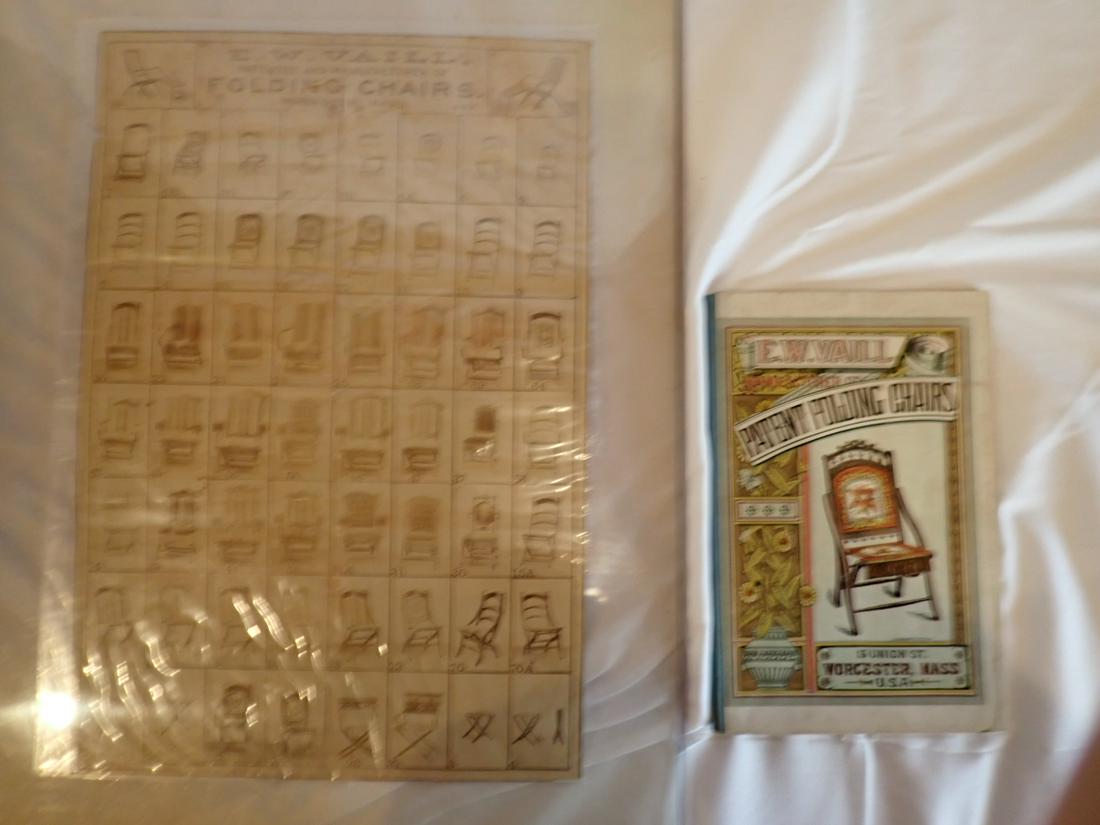 E.W. Vaill Patent Folding Chairs Catalog & Marketing Chart (1 of 12)