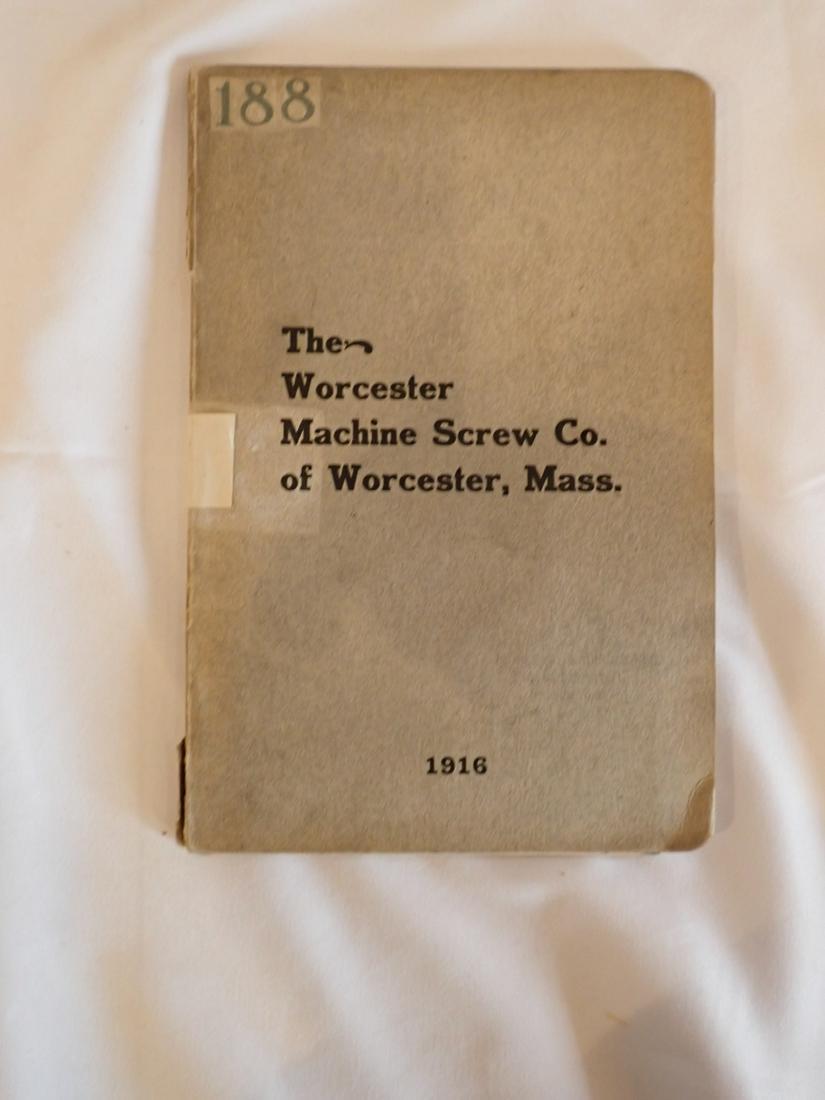 Worcester Machine Screw Co. Worcester, MA 1916 (1 of 8)