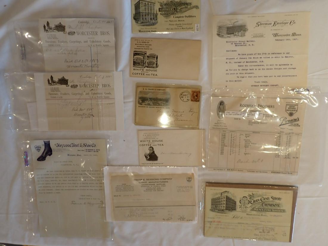 Worcester Bill Heads, Envelopes & Letters Businesses (1 of 14)