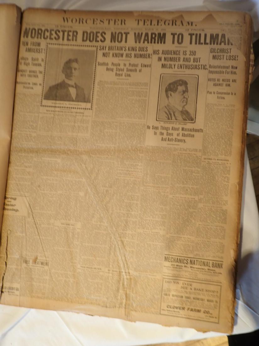 1902 March - May Telegram Newspaper Bound Volume. (1 of 6)