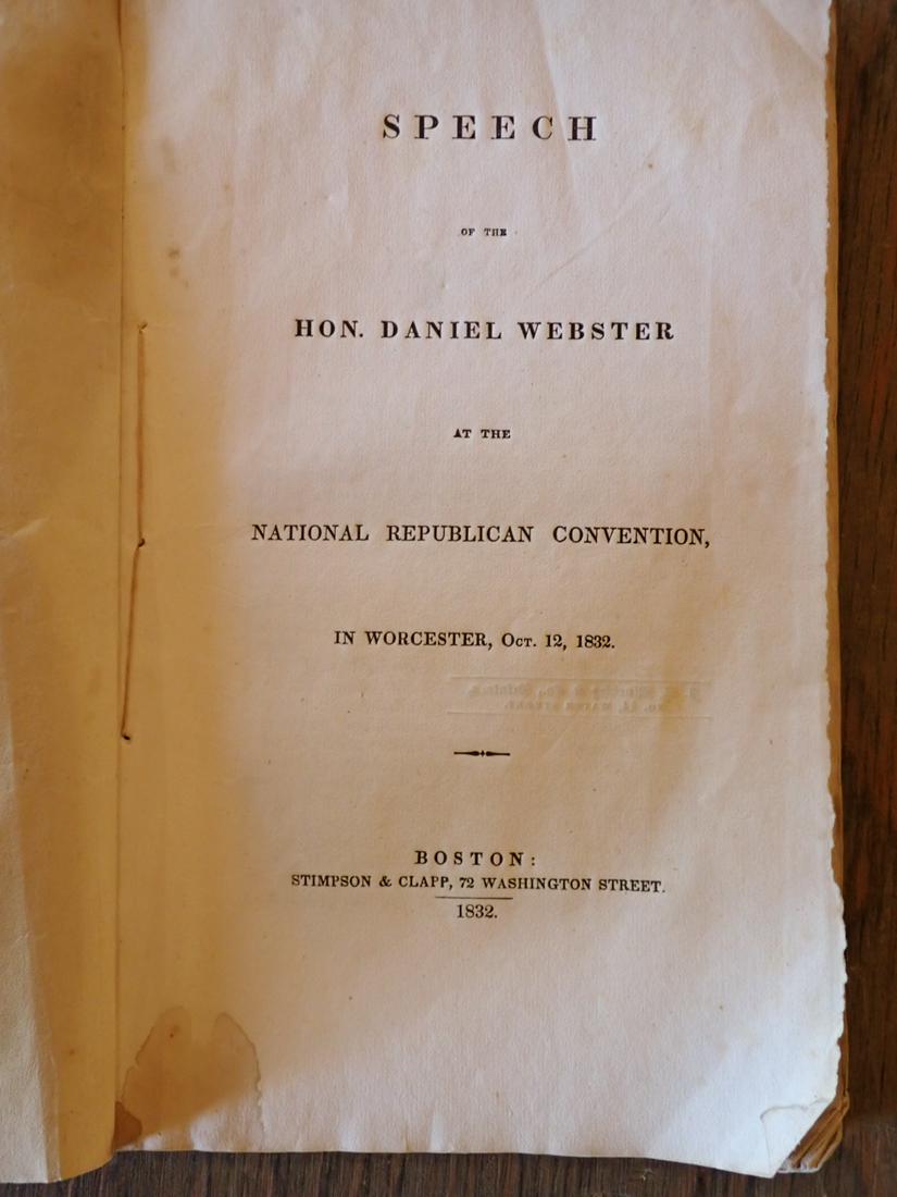 Speech by Daniel Webster at National Republican Convention (1 of 3)