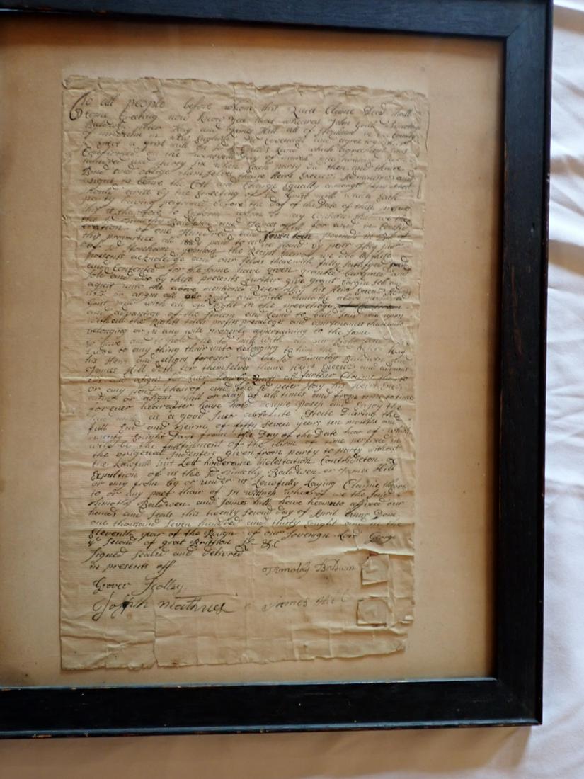 1771 Land Document for Middlesex County "New England" (1 of 3)