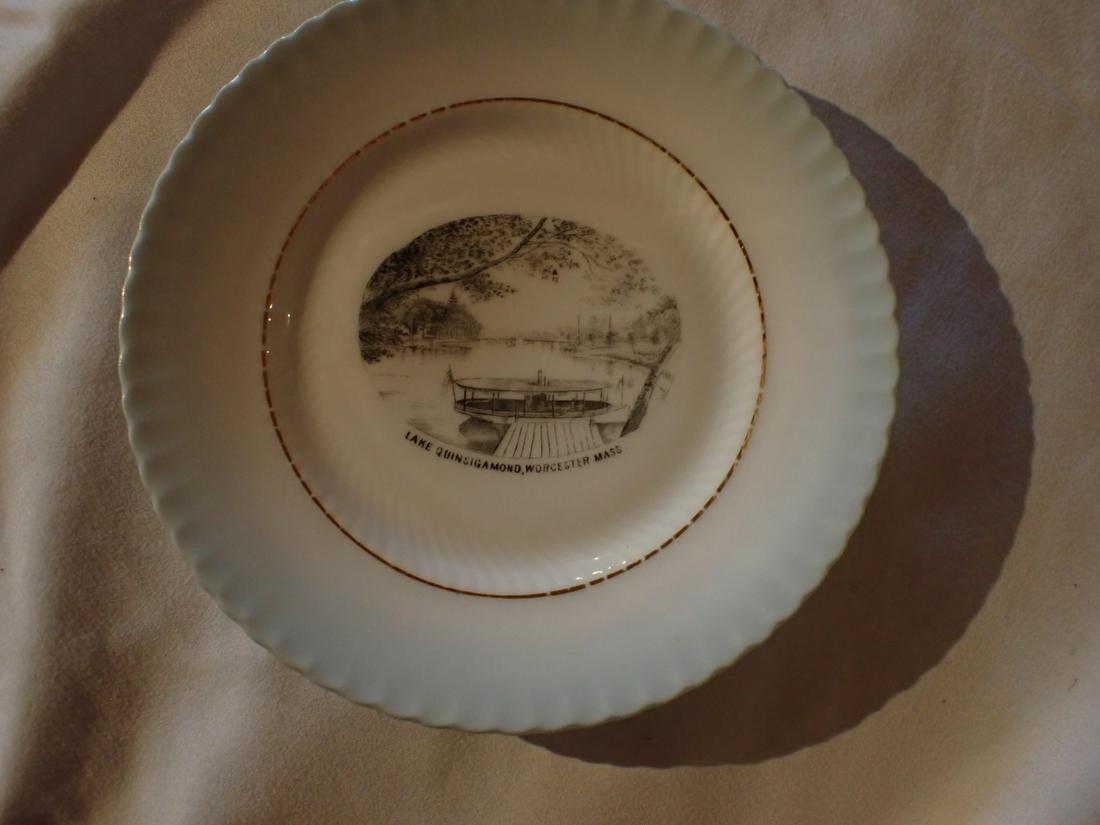 Lake Quinsigamond, Worcester, MA Souvenir Plate (1 of 4)