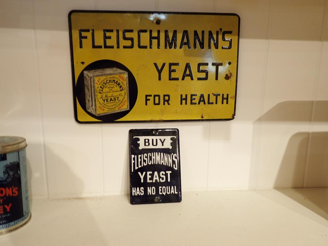 2 Signs for Fleischman's Yeast (1 of 5)