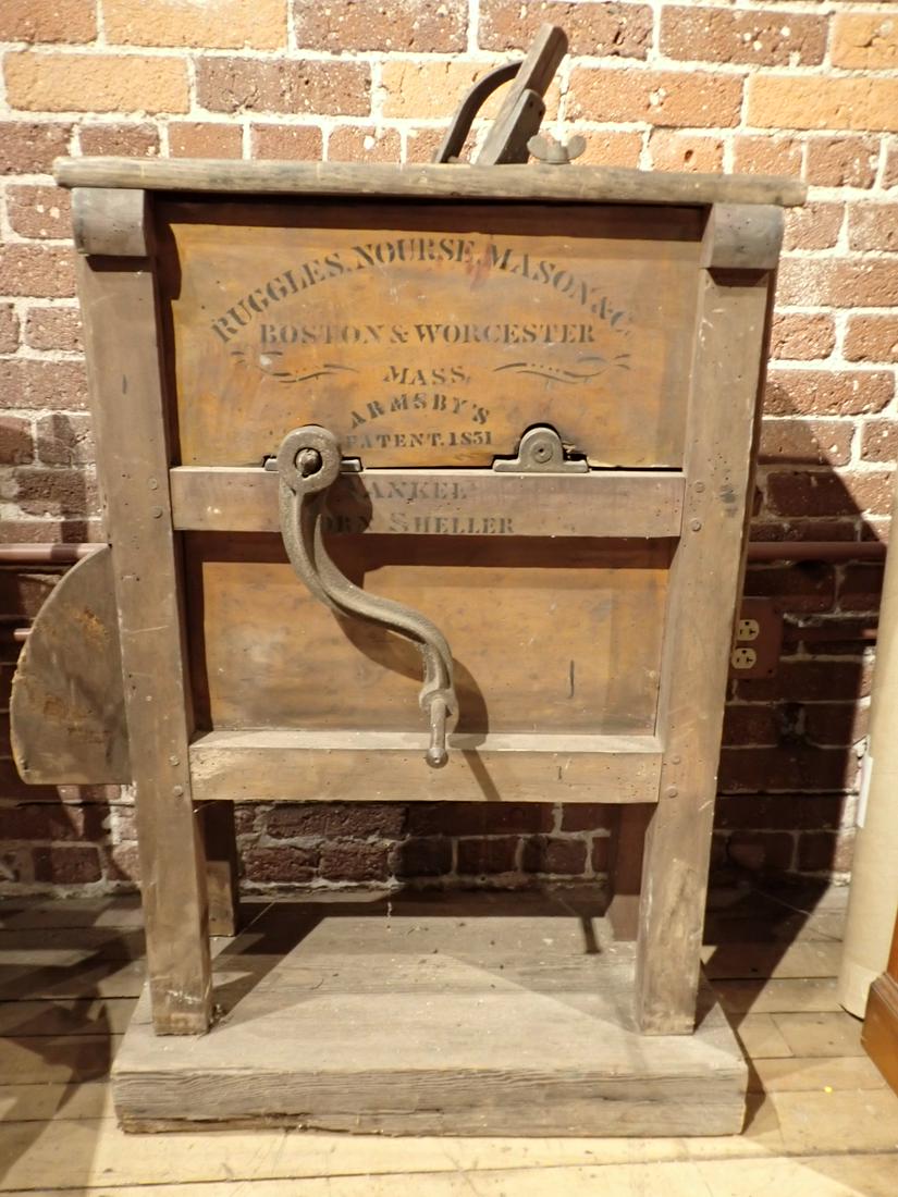 Antique Corn Sheller 1851 Patent, Worcester (1 of 6)
