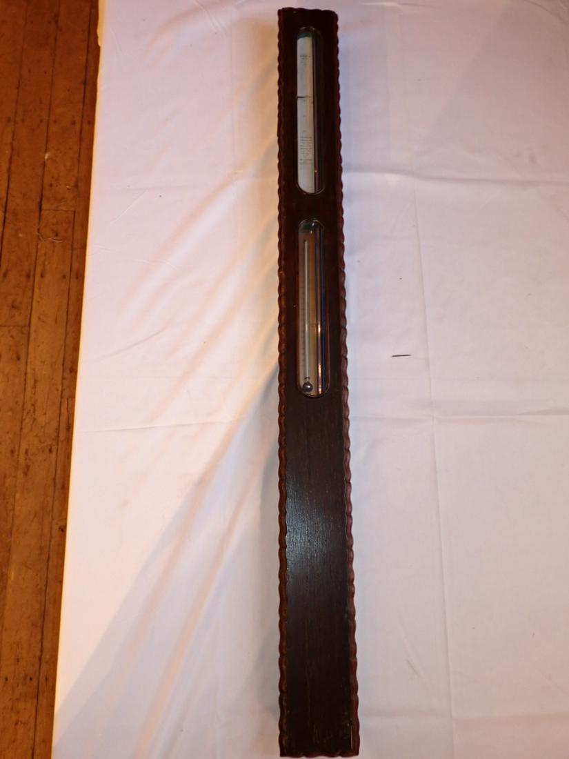 Timby 1857 Patent Worcester Thermometer & Barometer (1 of 8)