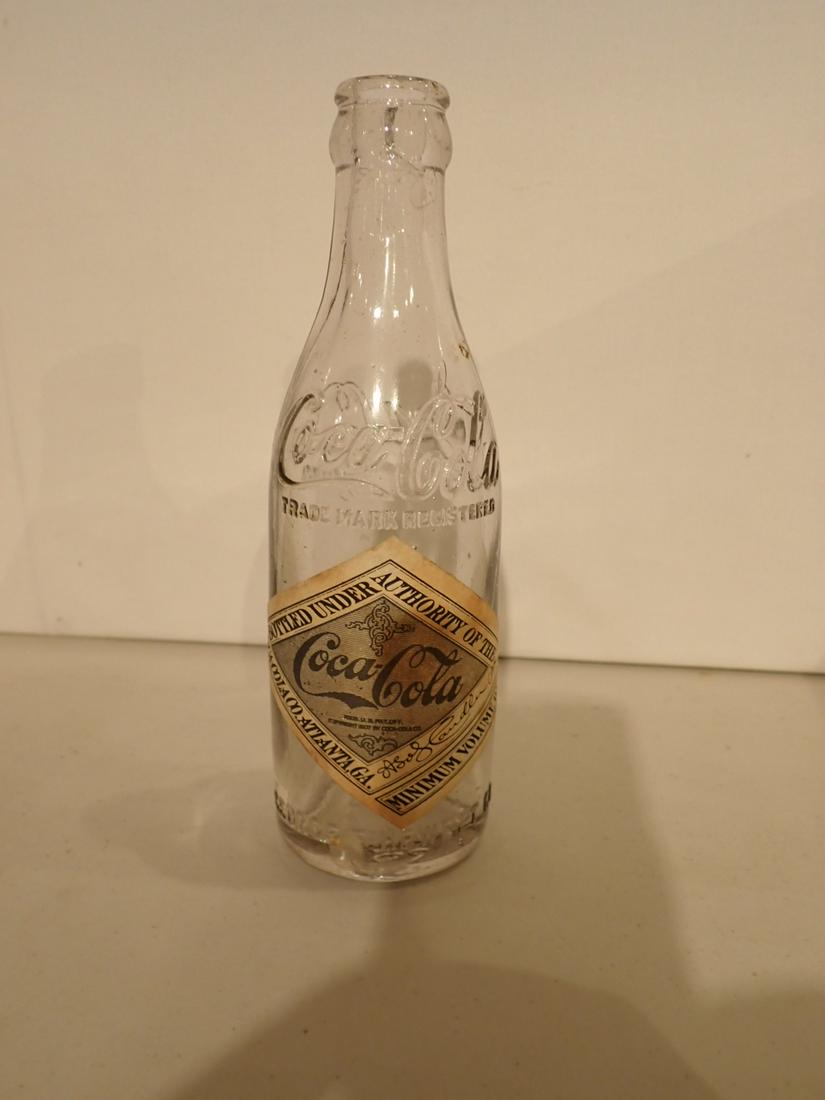 Early Coca Cola Bottle by George F. Hewett, Worcester, MA (1 of 8)