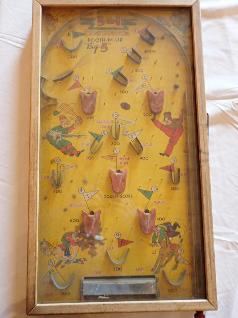 5 in 1 Electric, Poosh-M-Up "Big 5" Bagatelle Game (1 of 8)