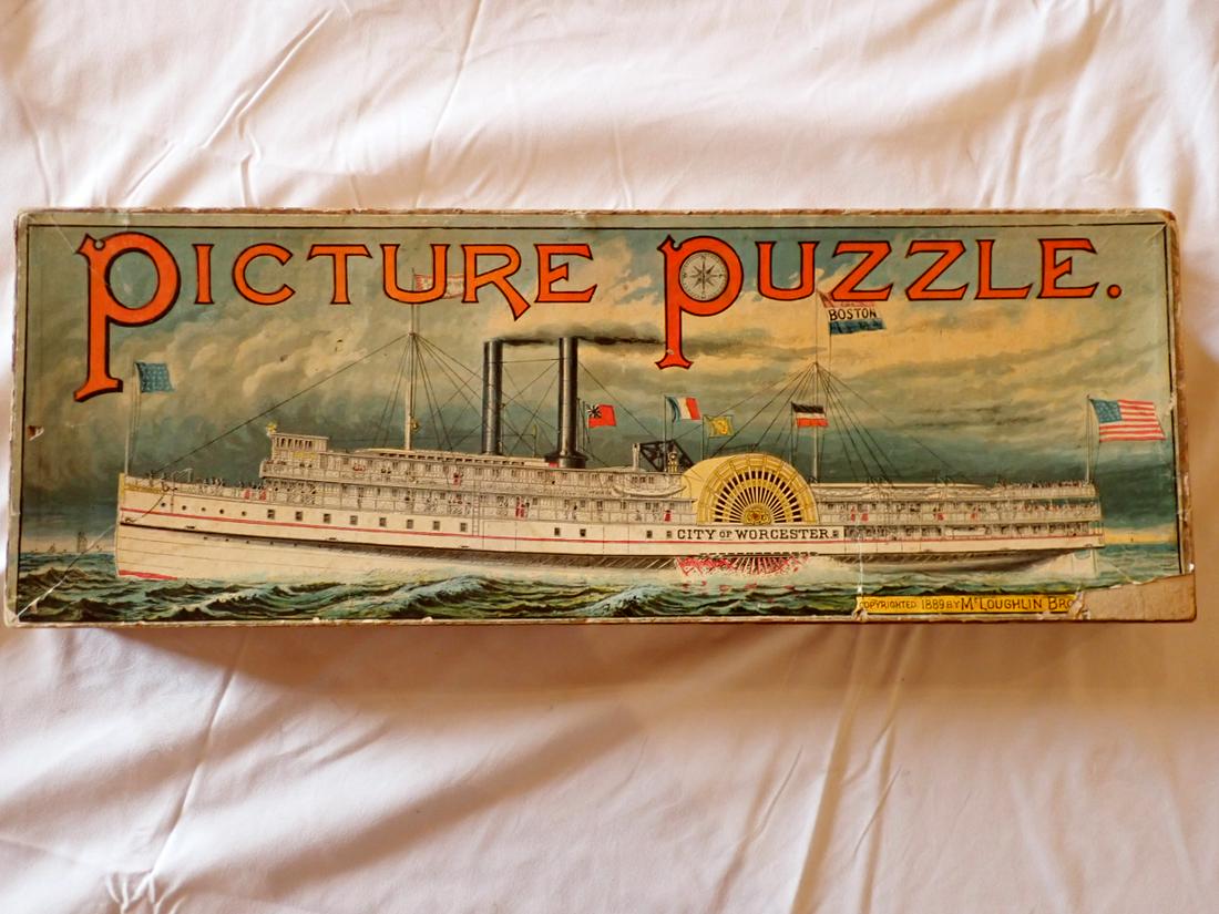 City of Worcester Steam Ship 1889 Copyright Picture Puzzle (1 of 6)