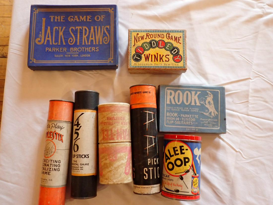 Tiddledy Winks, Alee Oop, Jack Straws, Rook & Pick Up Sticks (1 of 8)