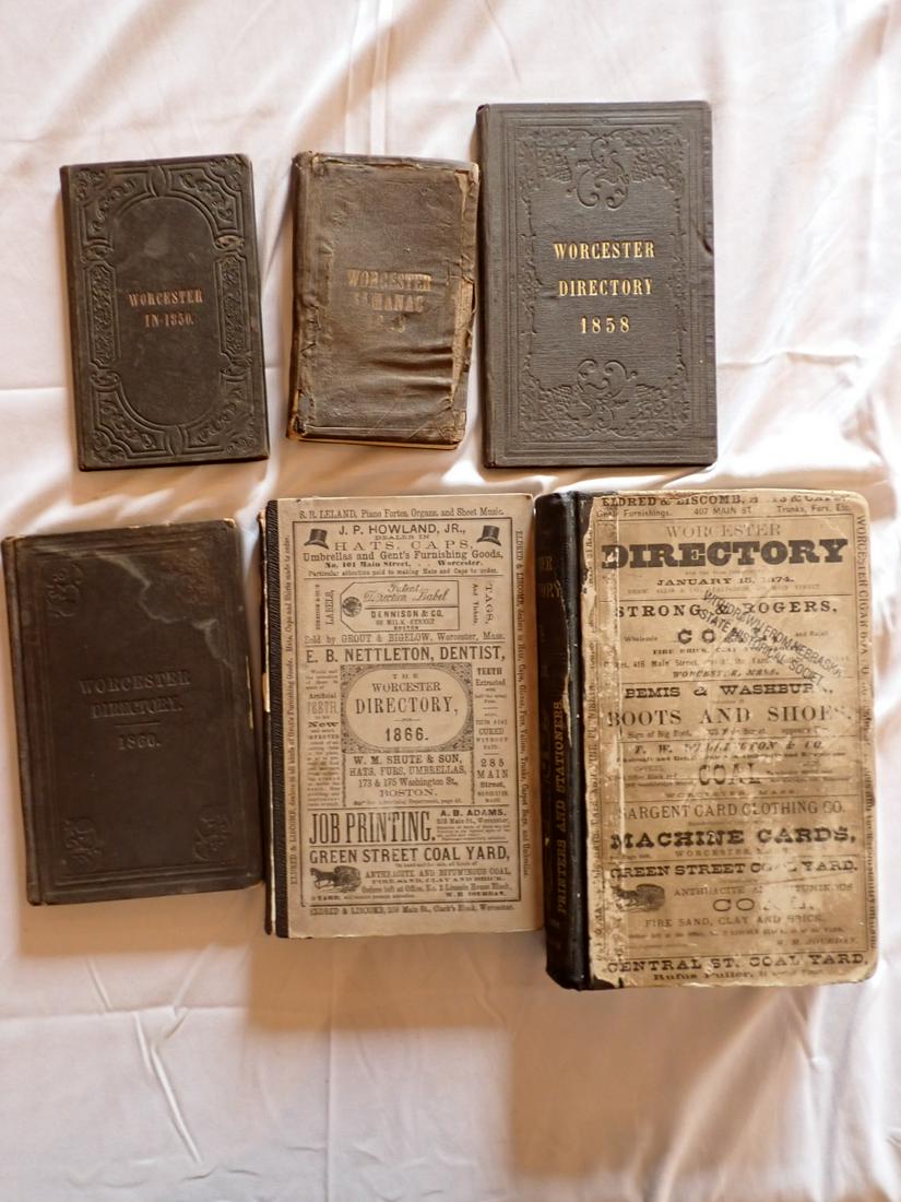19th Century Worcester Directories (1 of 15)