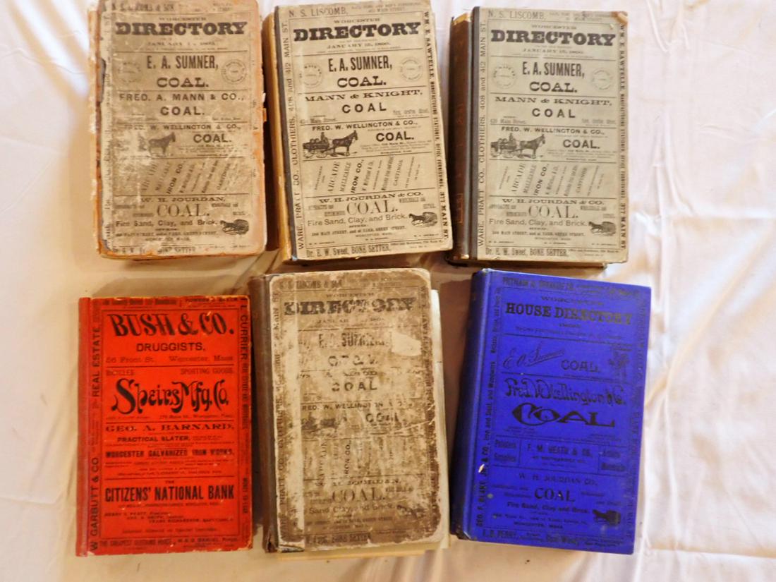 4 Worcester 19th Century Directories (1 of 17)