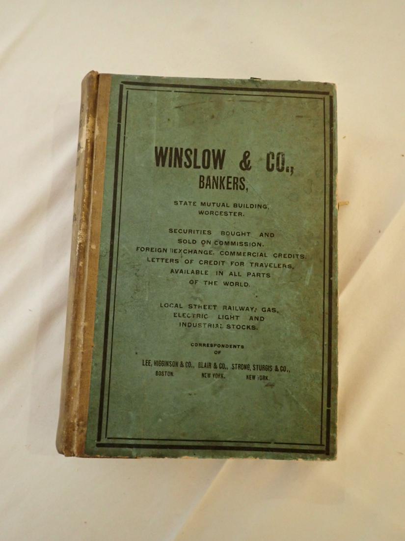 1901-1902 Central and Western Mass Directory (1 of 6)