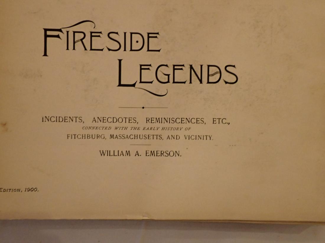 Connecticut Fireside Legends, Anecdotes, etc. Book (1 of 9)