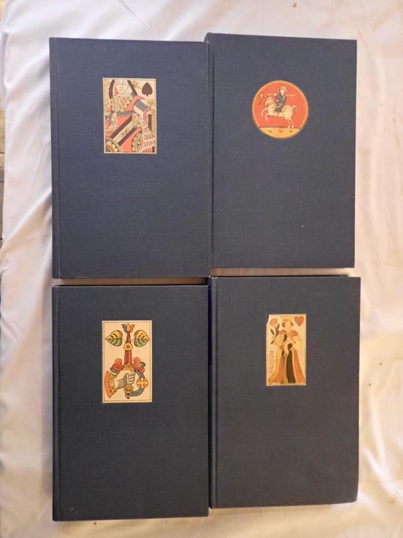 1981 Yale Library Playing Cards Books: 4 Books: 1981 A Catalogue of the Cary Collection of Playing Cards in the Yale University Library by William B. Keller Volumes I, II, III and IV. Good Condition. Please see photos and come to the 2 day