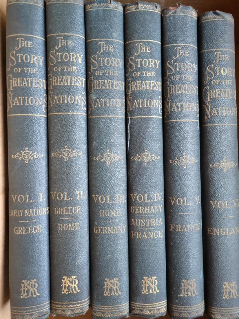 Early 1900s Story of the Greatest Nations Book (1 of 4)