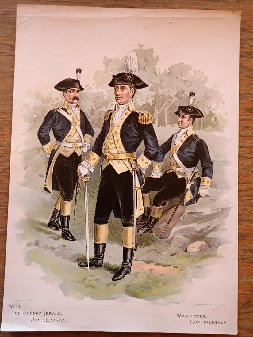 1895 Worcester Continentals Lithograph (1 of 6)