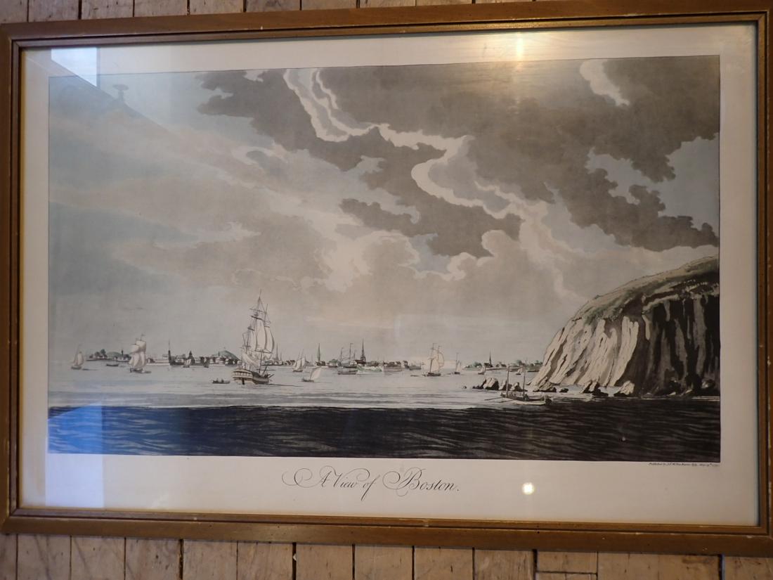 Framed Print of Boston Harbor (1 of 5)