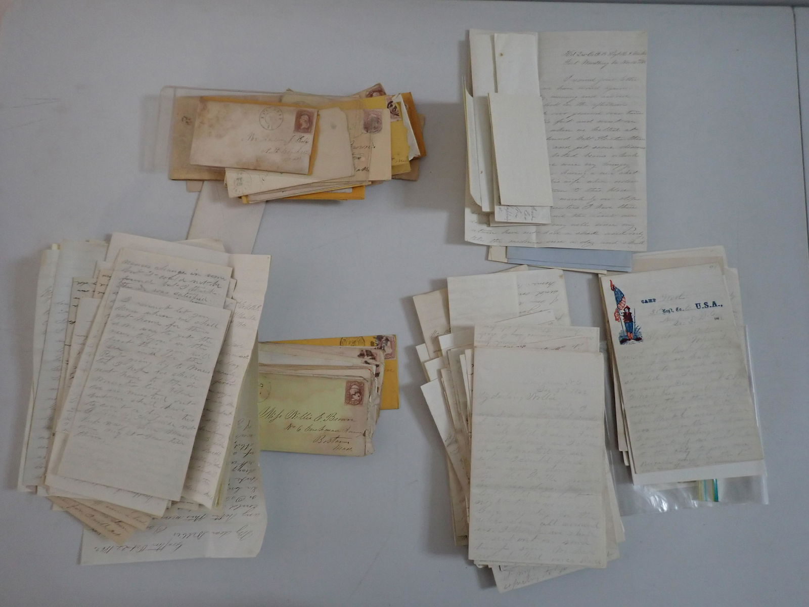 George Maynard discharge papers and other Civil War letters (1 of 7)