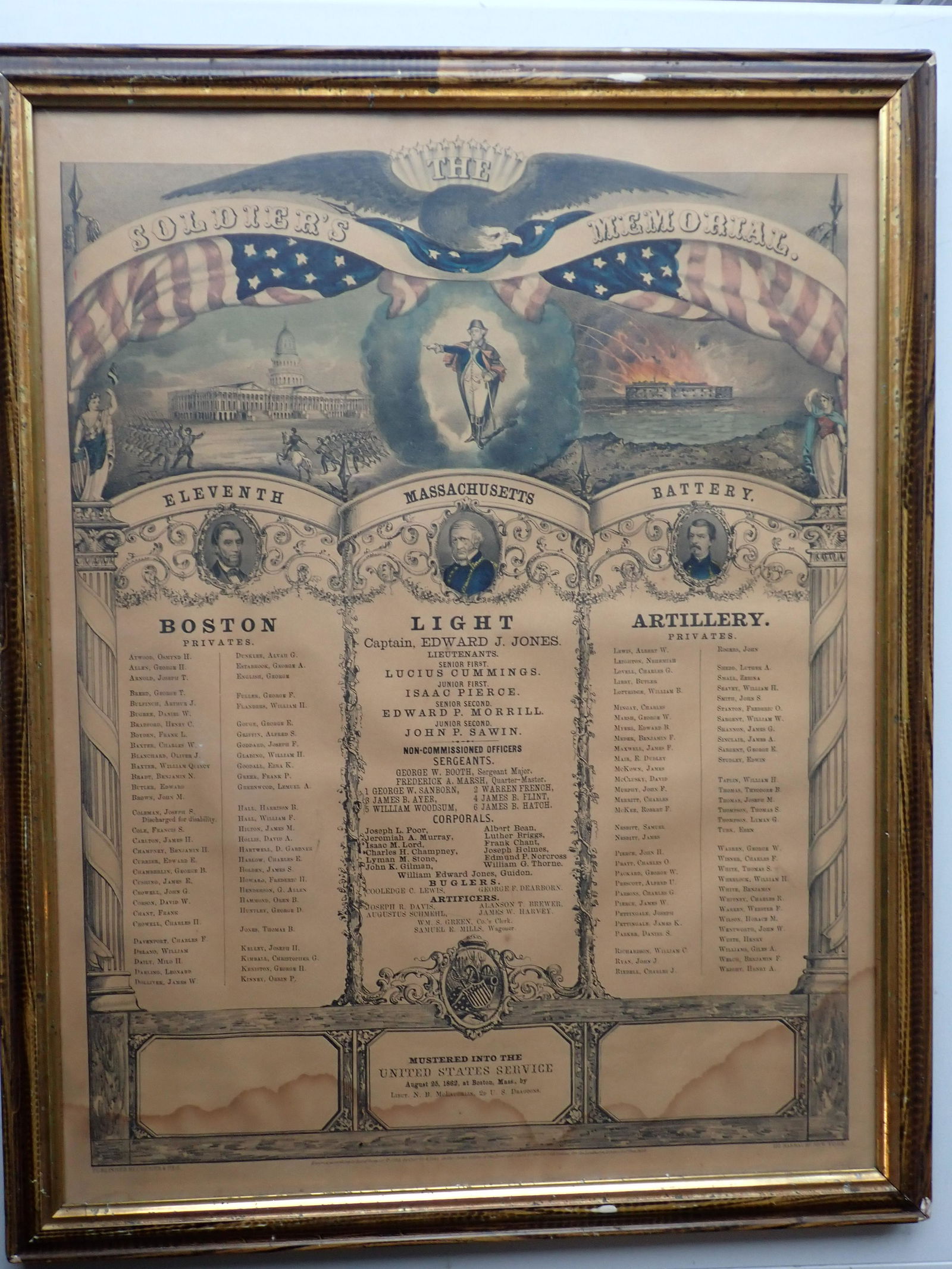 The Civil War Soldier's Memorial Currier and Ives Print (1 of 10)