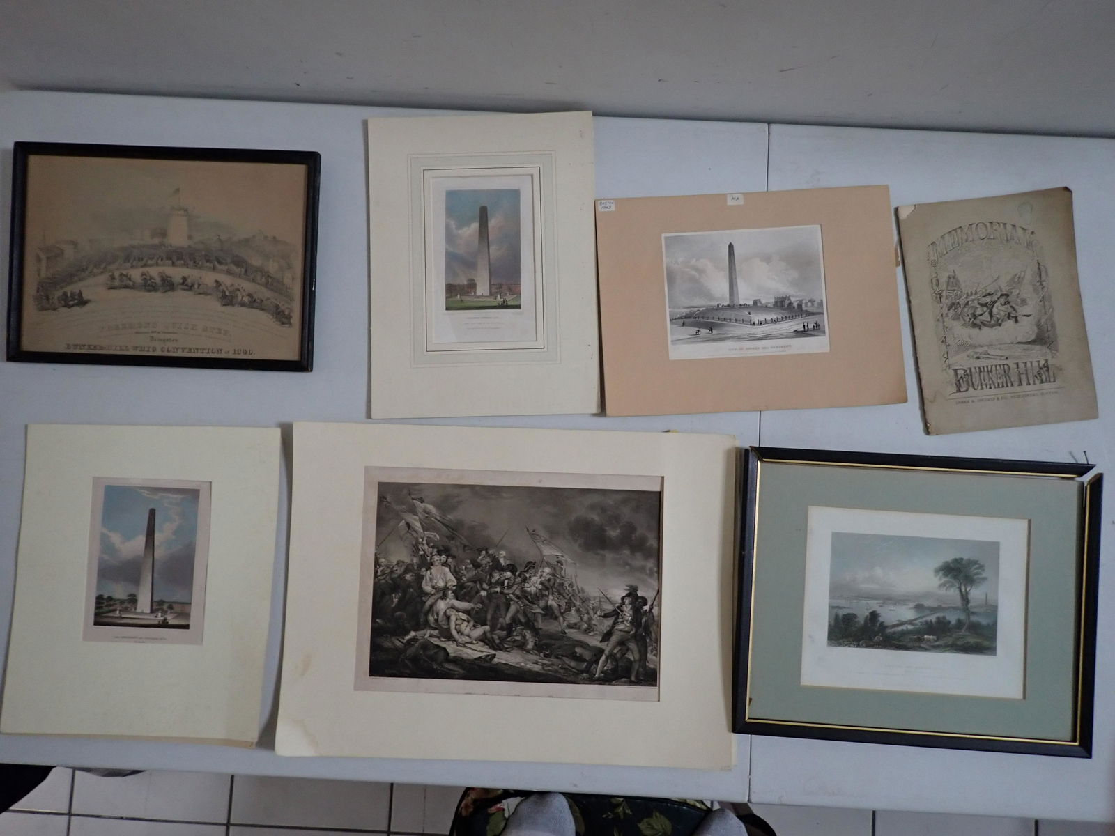 Bunker Hill "Firemen's Quick Step" Sheet Music Cover for Bunker (1 of 10)