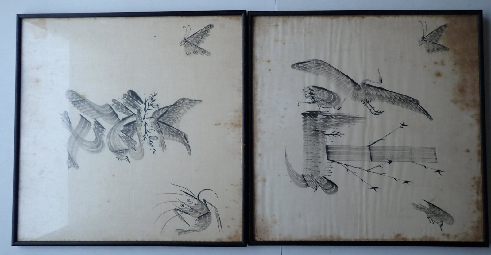 2 World War II Era G.I. Handkerchiefs: See photos for condition and details. Local pick-up available on February 4th or 3rd party shipping available. Please see terms.