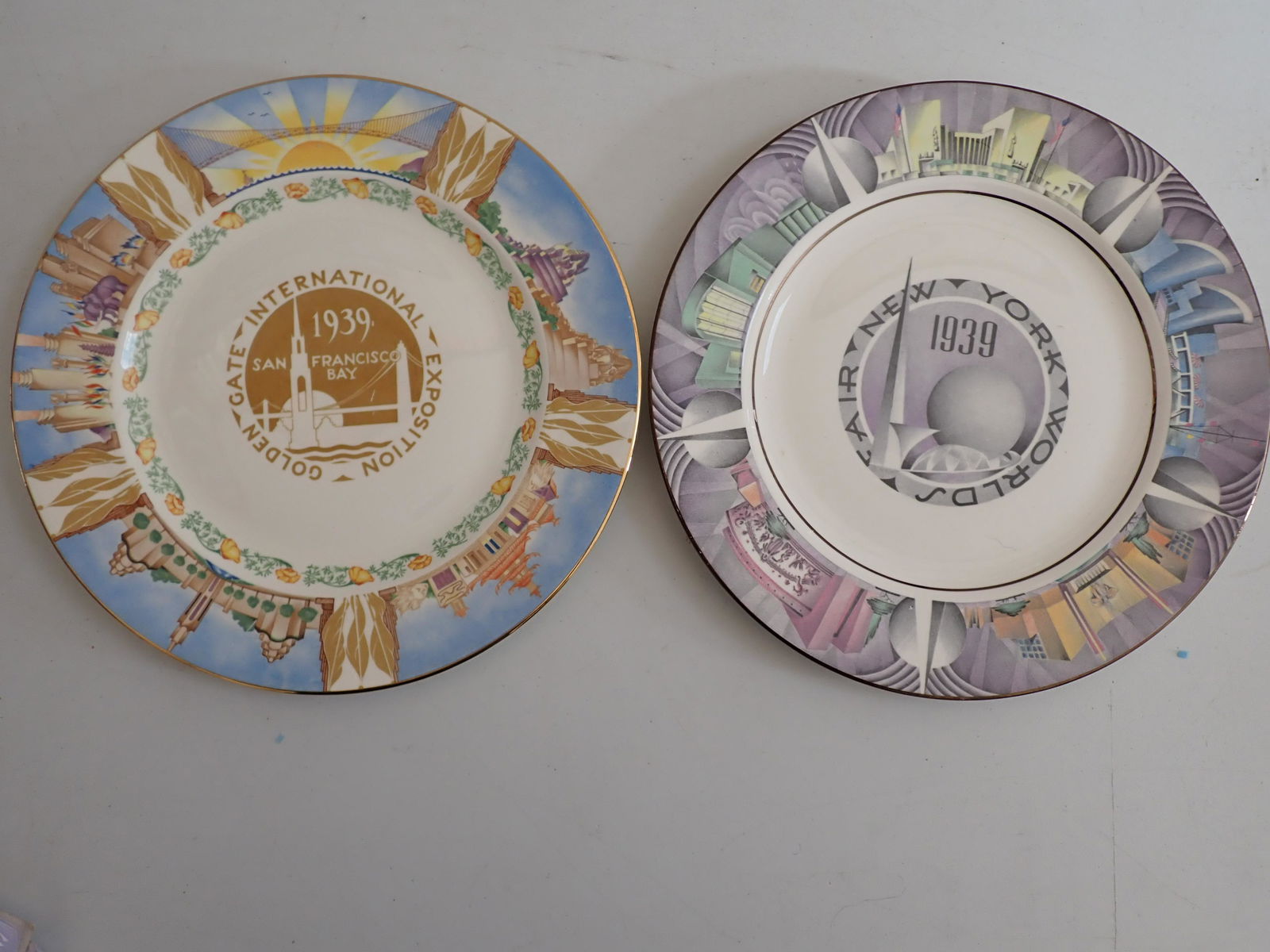 1939 World's Fair & 1939 Golden Gate Exposition Plates (1 of 18)