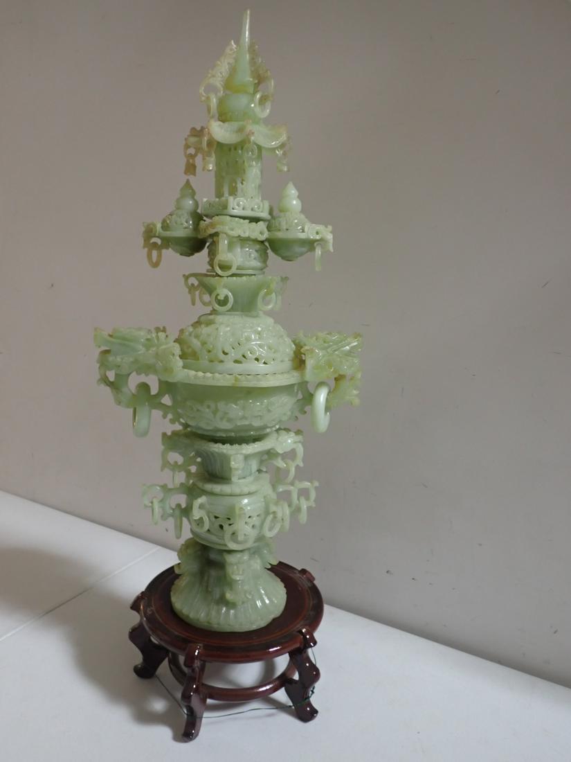 Carved Jade Incense Burner (1 of 20)