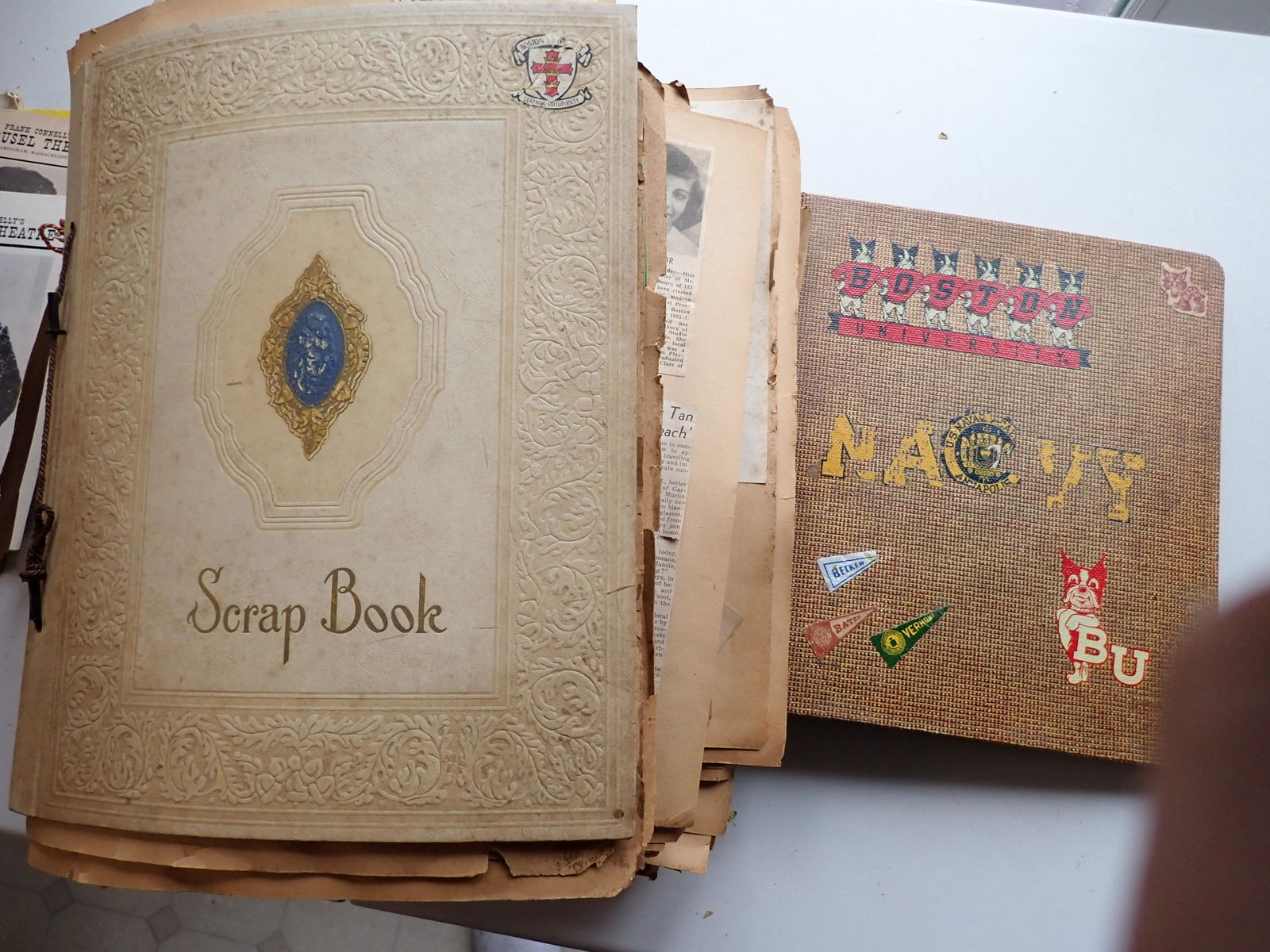 2 Scrap Books & Other Ephemera Mostly 1950's (1 of 20)