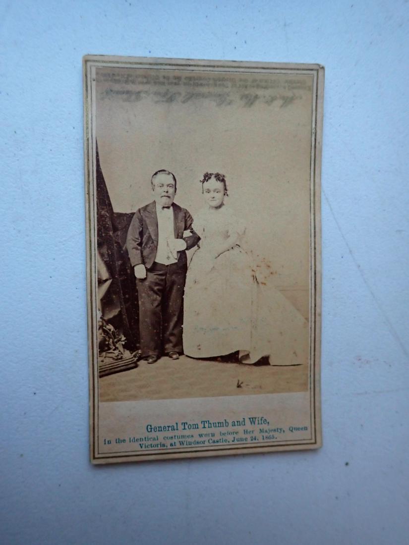 Photo Album with Tom Thumb (Charles S. Stratton) and Wife (1 of 13)