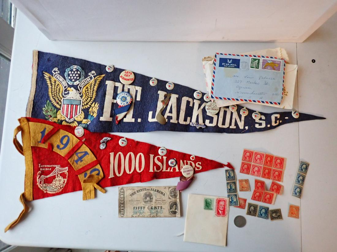 Vintage US Stamps, 1863 State of Alabama 50 Cent Note + (1 of 6)