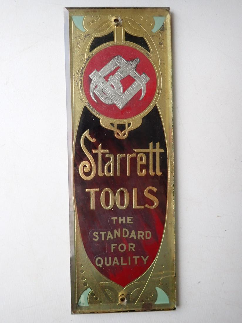 Vintage Starrett Tools - Athol, MA Advertisement Under Glass (1 of 7)