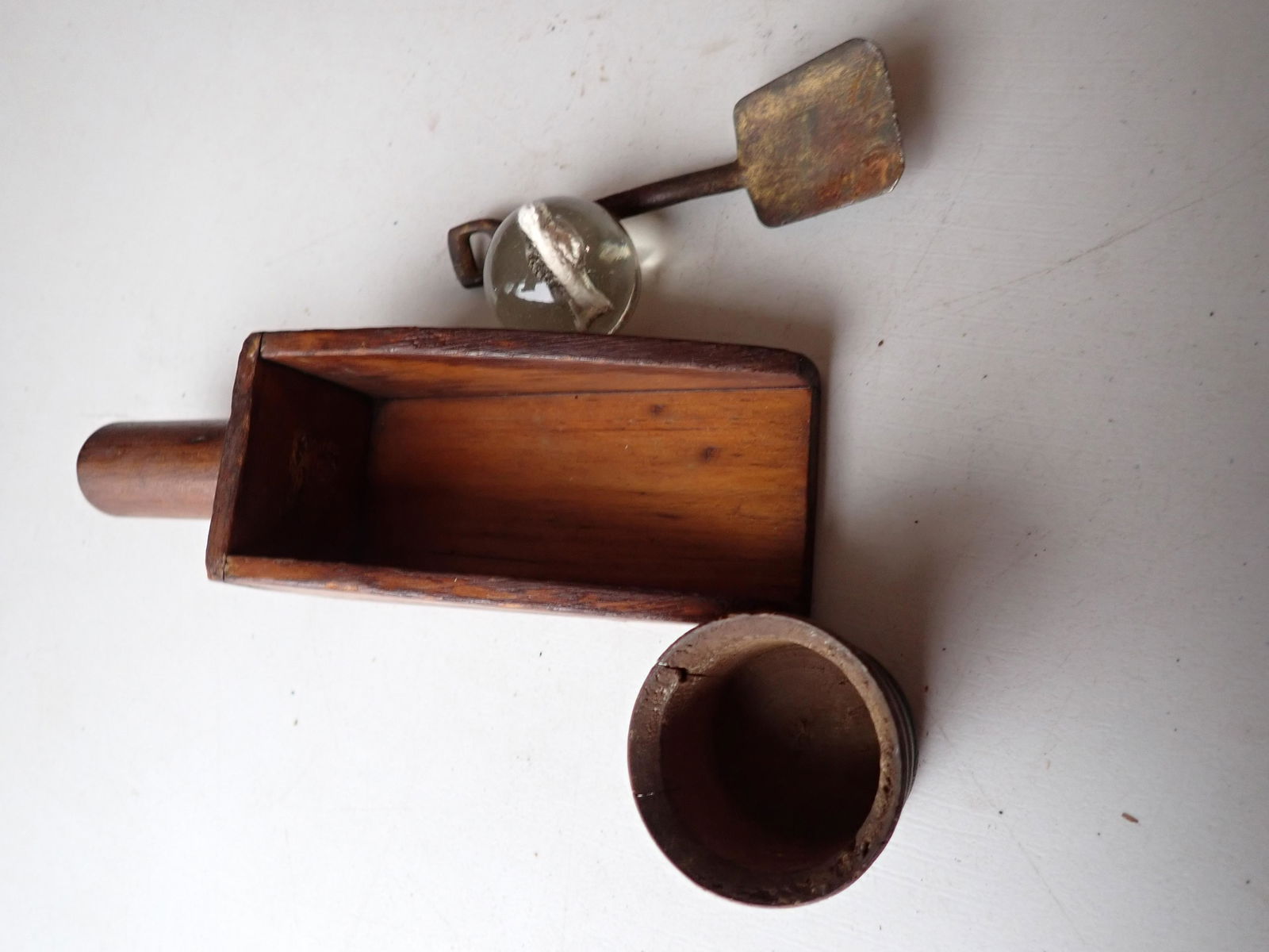 Sulfide Fish Marble 1 1/4", Metal Toys, etc. (1 of 10)