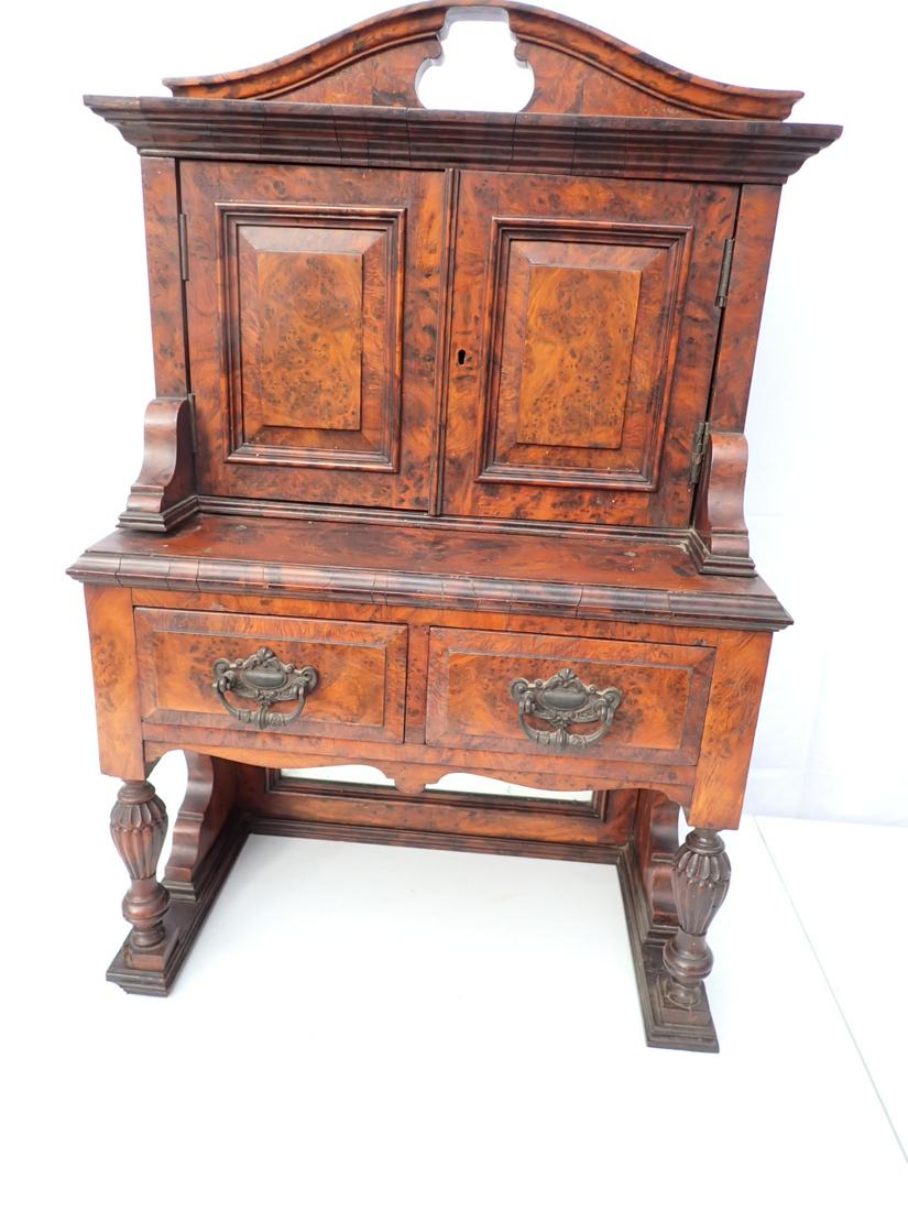 Miniature Cabinet Makers Project Cabinet with Mirror at Base (1 of 15)