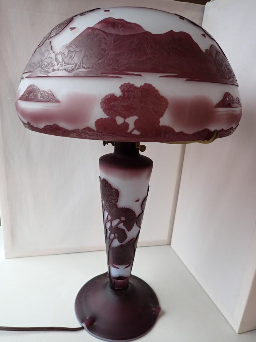 Cameo Lamp 19" High by 11 1/2" Diameter (1 of 13)