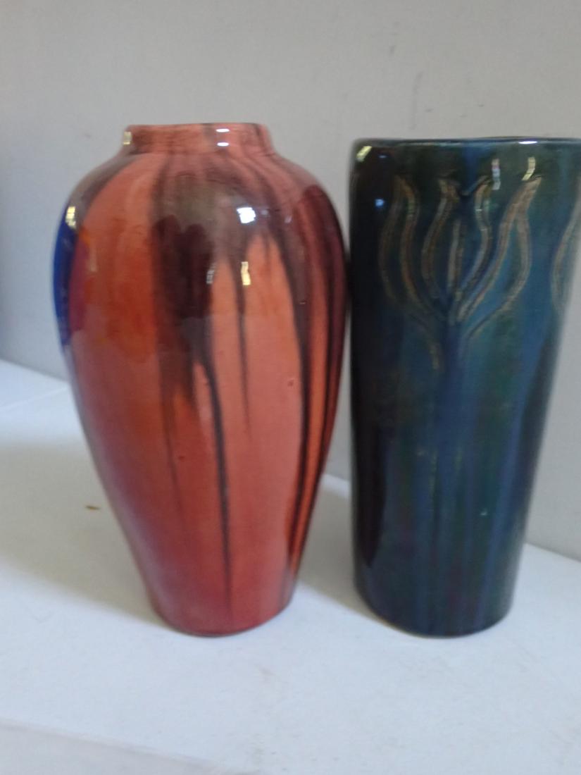 Pair of Art Pottery Vases (1 of 6)