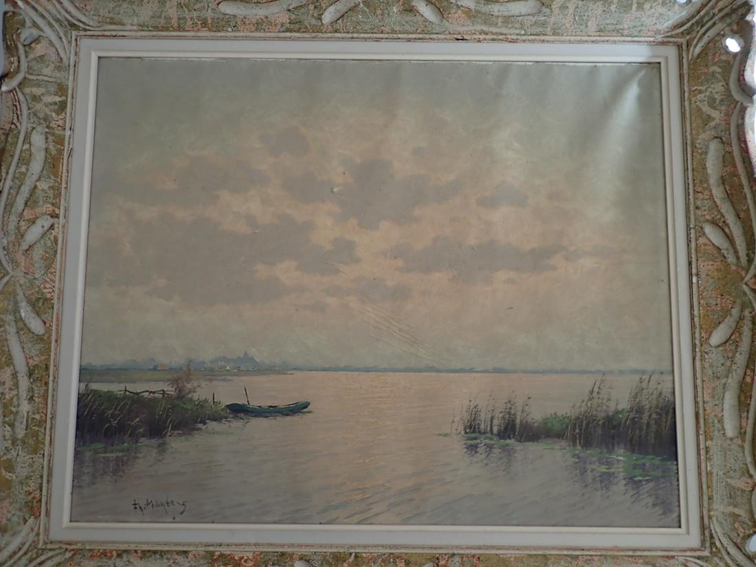 Seascape Oil on Canvas Signed by Masters - Attributed to (1 of 10)