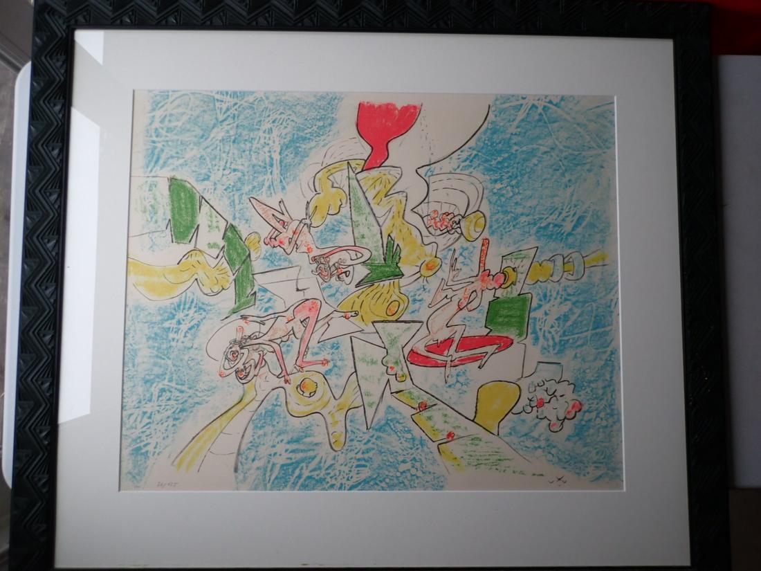 Roberta Matta Limited Edition 36/425 Abstract Lithograph (1 of 6)