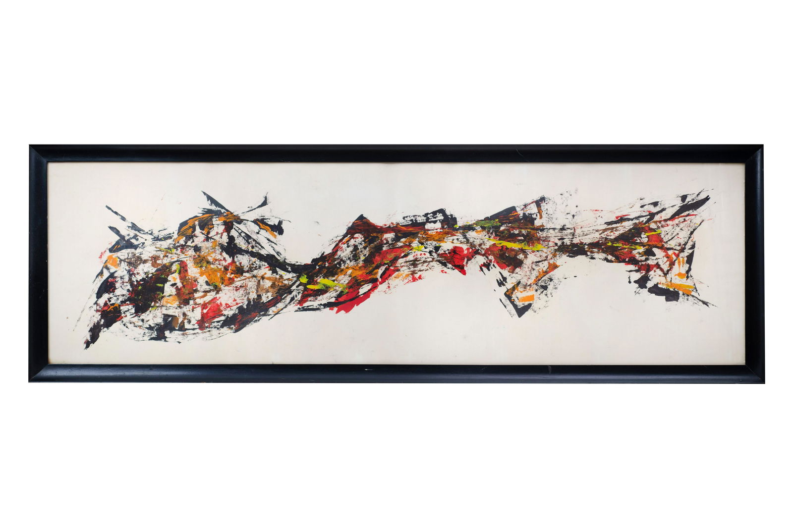 Livingston Welch Composition #2 Casein on Paper (1 of 8)