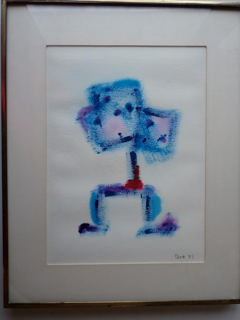 Mixed Media BET Signed 1971 Art (1 of 7)