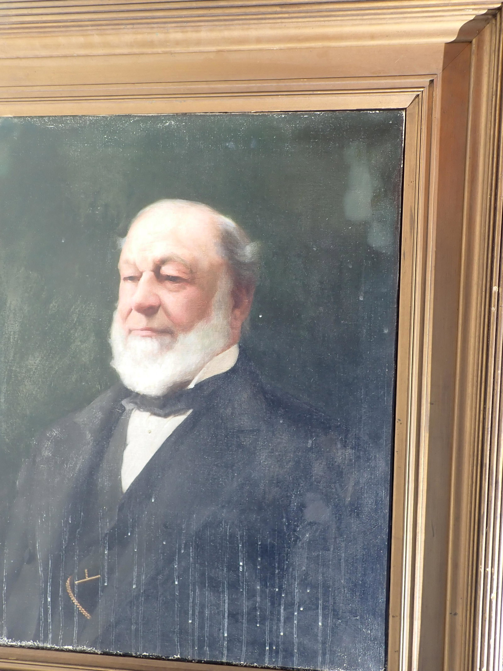 Antique Portraits Peleg Whitman Chandler & Martha Ann Bush Cleveland - Husband and Wife: Portrait Peleg Whitman Chandler House Member & Lawyer: Provenance with paintings lists the following. Peleg Whitman Chandler New Gloucester, Maine Born April 12, 1816 Married November 30, 1837 Martha 