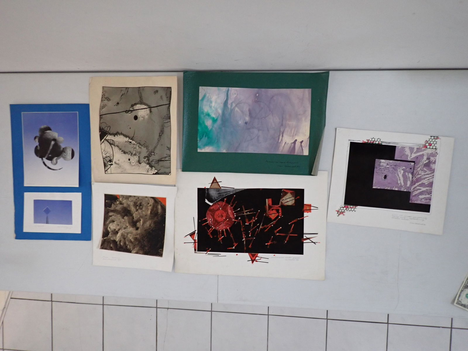 6 Multi Media Pieces Ukrainian Artist some pencil signed (1 of 20)