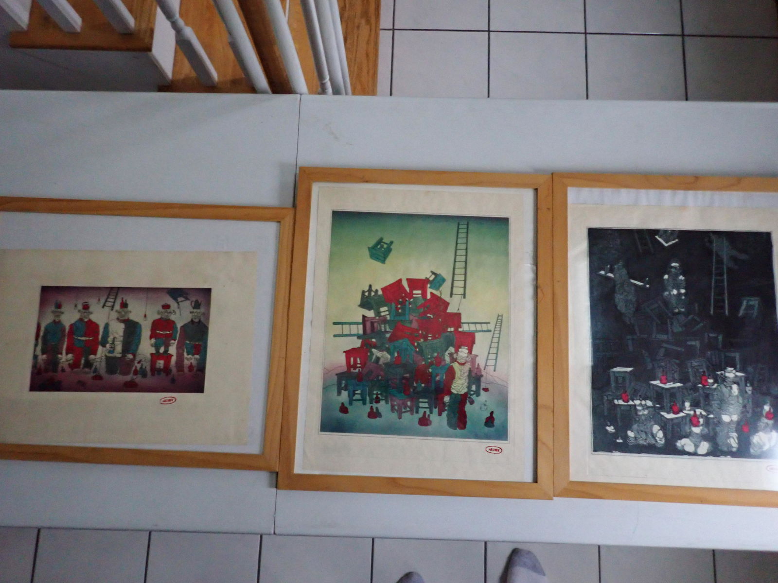 3 Framed Prints by Unknown Ukrainian Artist (1 of 9)