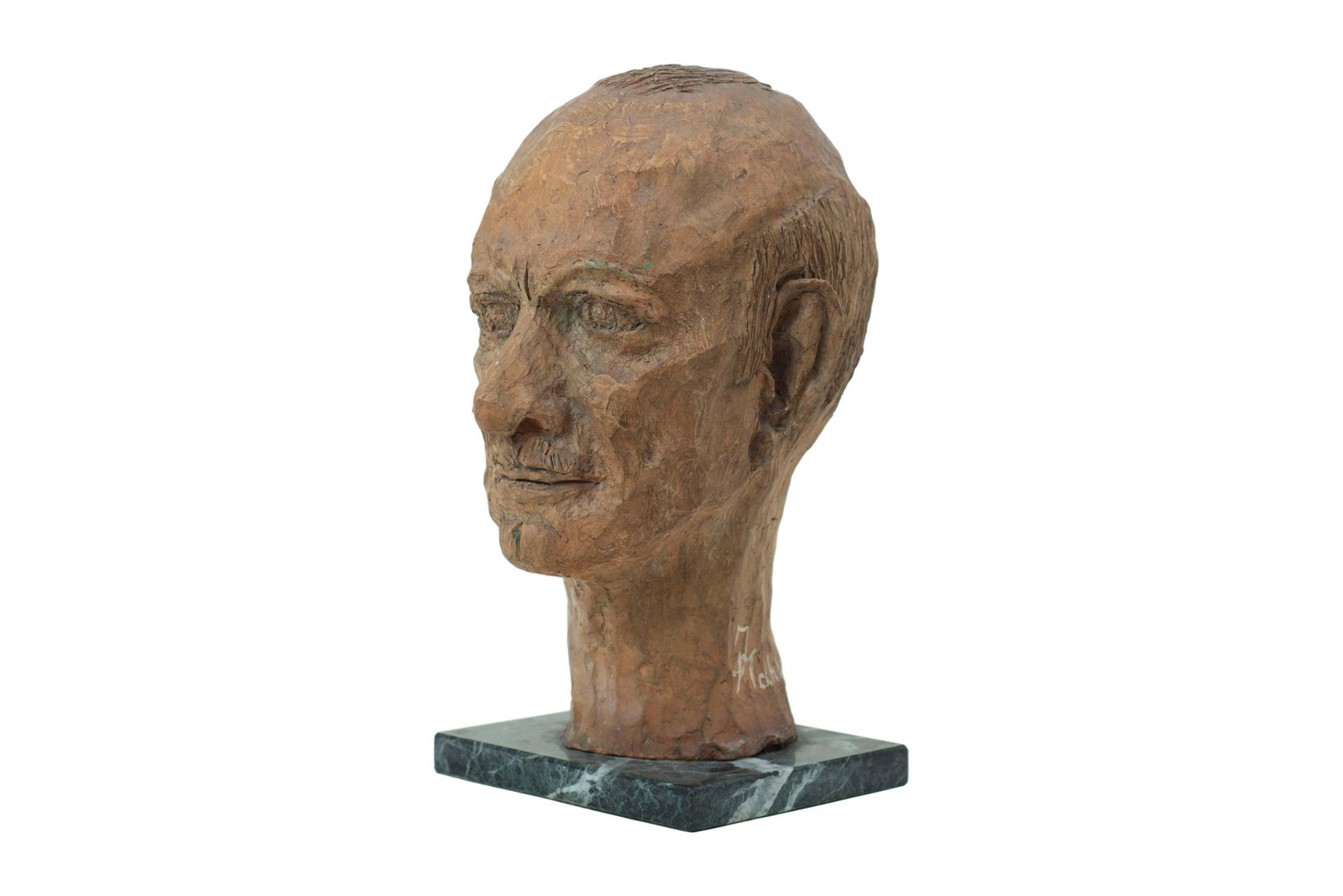 Untited Bust Irmgard Mahler 1970: Clay - 8" x 10" x 14". From Lubec, Maine estate. See photos for condition and details. Local pick-up available on February 4th or 3rd party shipping available. Please see terms