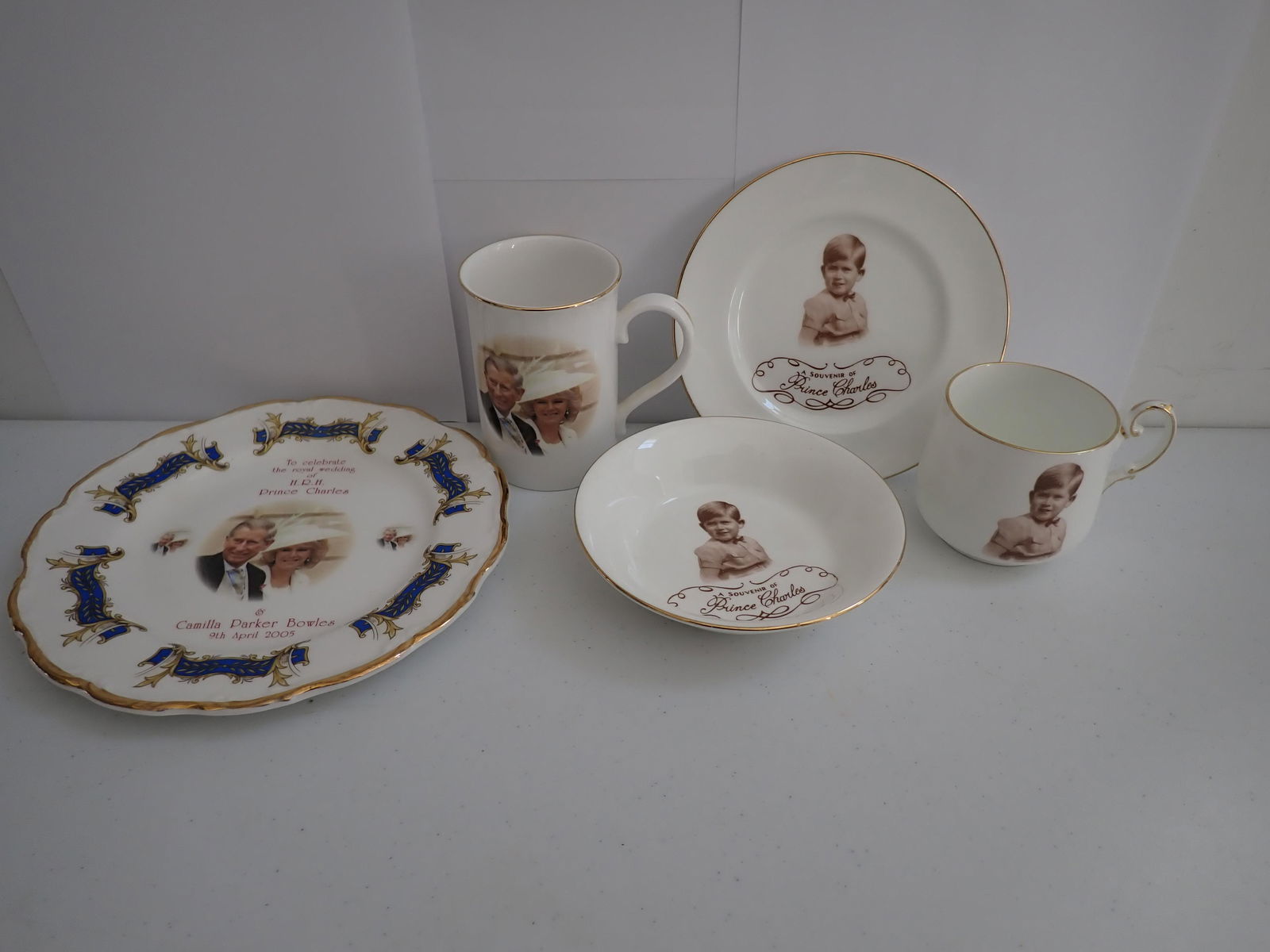 Paragon 3 Piece Set King Charles III 1953 and Other Royal China (1 of 16)