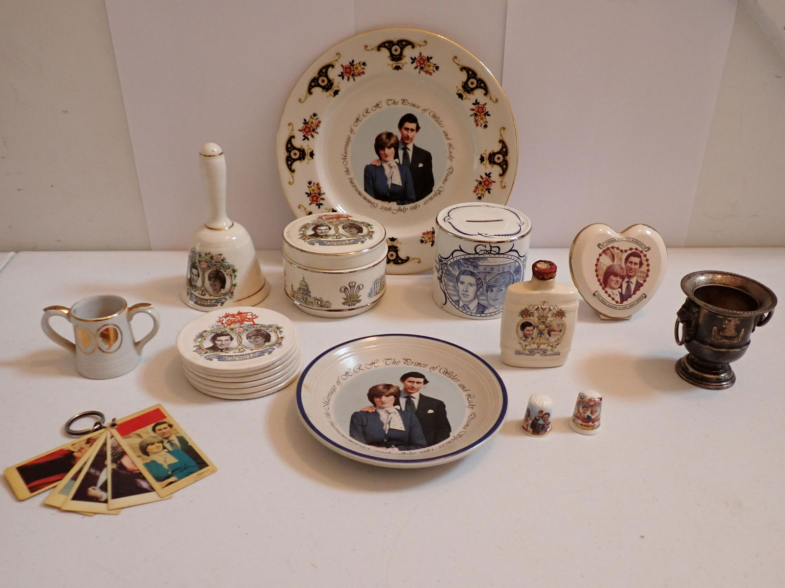 Charles & Diana Royal Weddding 1981 Chian, Silverplate, etc. (1 of 15)