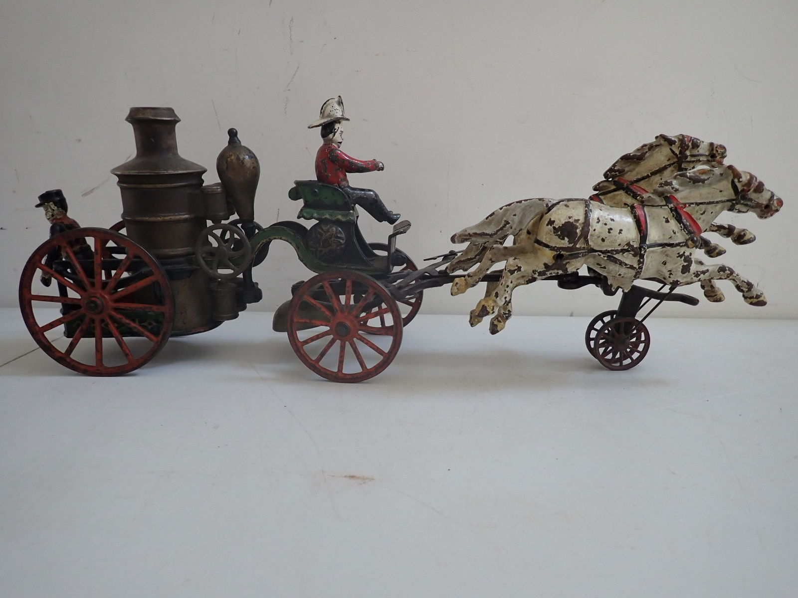 Pratt & Letchworth Cast Iron Horse Drawn Steamer Fire Engine (1 of 11)